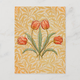Carte Postale Tulip Vintage Coral Rustique Tourbillon