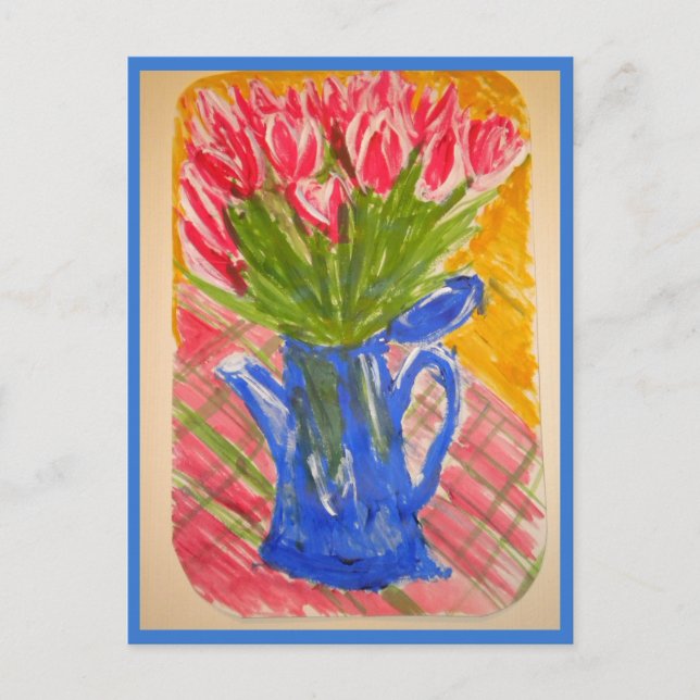Carte Postale Tulipes (Devant)