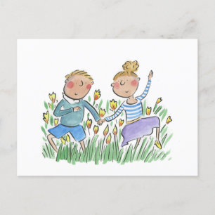 Carte Postale Tulipes dansantes