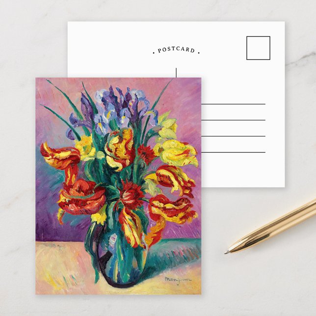 Carte Postale Tulipes perroquets | Henri Manguin (Créateur téléchargé)