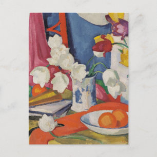 Carte Postale Tulipes rouges et blanches   Samuel John Peploe