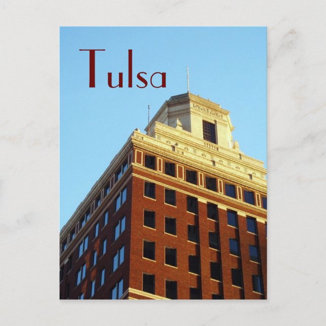 Carte postale Tulsa OK (Devant)