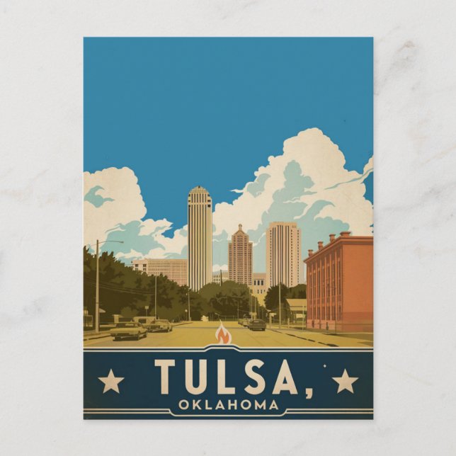 Carte Postale Tulsa, Oklahoma (Devant)