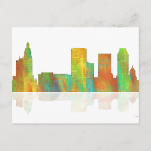 Carte Postale Tulsa Oklahoma Skyline
