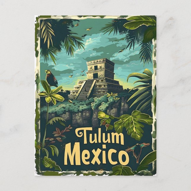 Carte Postale Tulum Jungle (Devant)