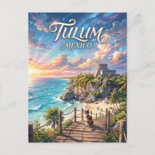 Carte Postale Tulum Mexique