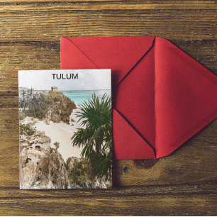 Carte Postale Tulum Mexique Paysage tropical Souvenir