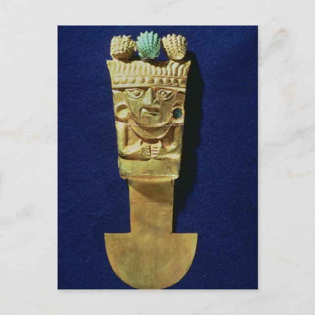 Carte Postale Tumi ou couteau cérémonial en forme de (Devant)