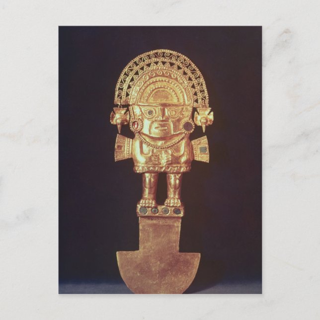 Carte Postale Tumi ou couteau cérémonial en forme de Naylamp (Devant)