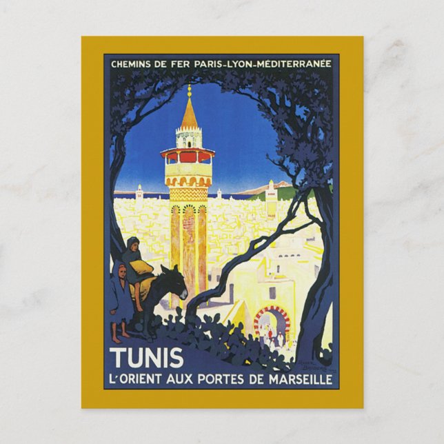 Carte Postale Tunis ~ L'Orient Aux Portes de Marseille (Devant)