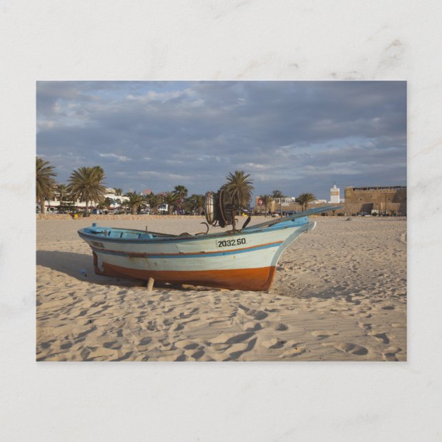 Carte Postale Tunisie, Casquette Bon, Hammamet, front de mer, Ka (Devant)