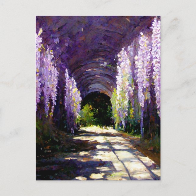 Carte Postale tunnel de Wisteria (Devant)