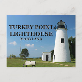 Carte postale Turkey Point Light, Maryland