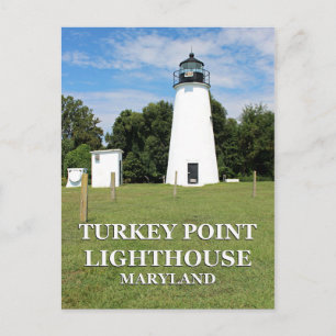 Carte Postale Turkey Point Lighthouse, Maryland Postcard