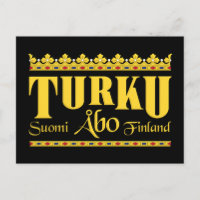 Carte postale Turku Finland
