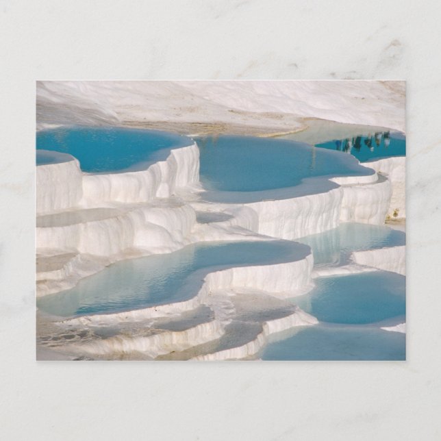 Carte Postale Turquie, Château de Coton de Pamukkale). (Devant)