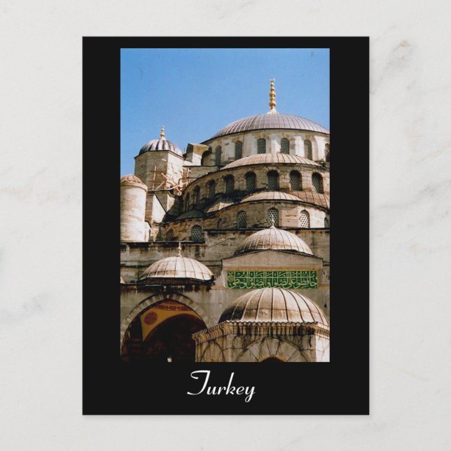 Carte Postale turquie de la mosquée bleue (Devant)