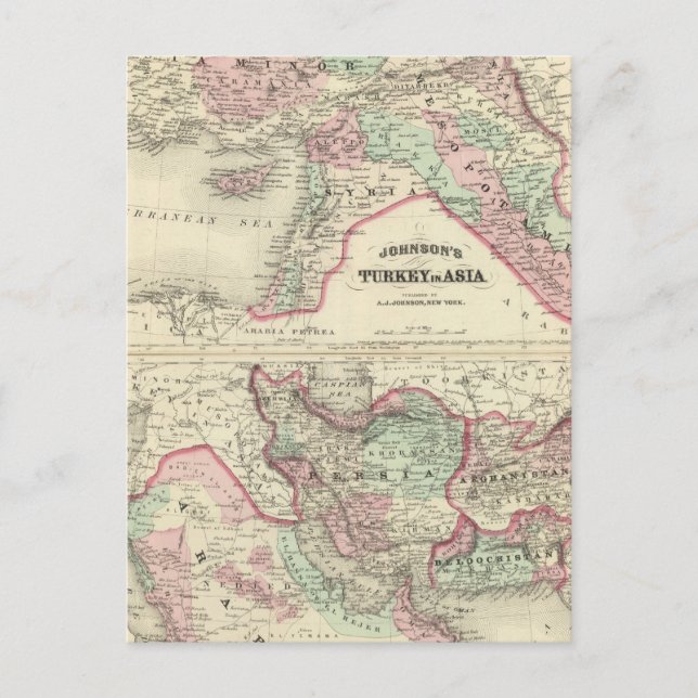 Carte Postale Turquie en Asie, Perse, Arabie, Belochistan (Devant)