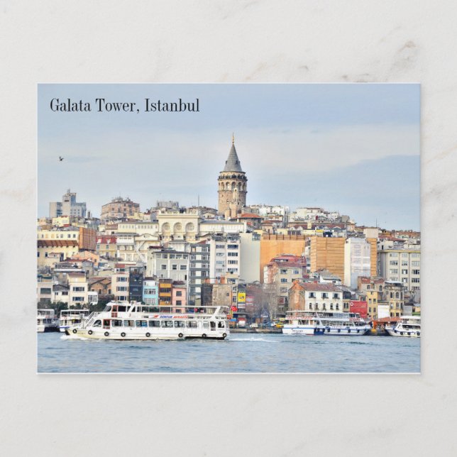 Carte postale Turquie Galata Tower Istanbul (Devant)