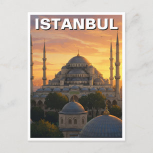 Carte Postale Turquie Istanbul Mosquée Bleue