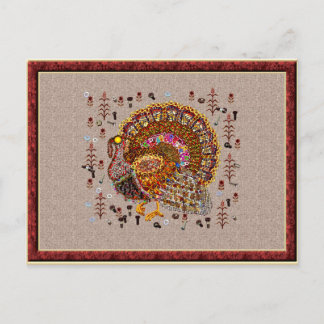 Carte Postale Turquie métallique