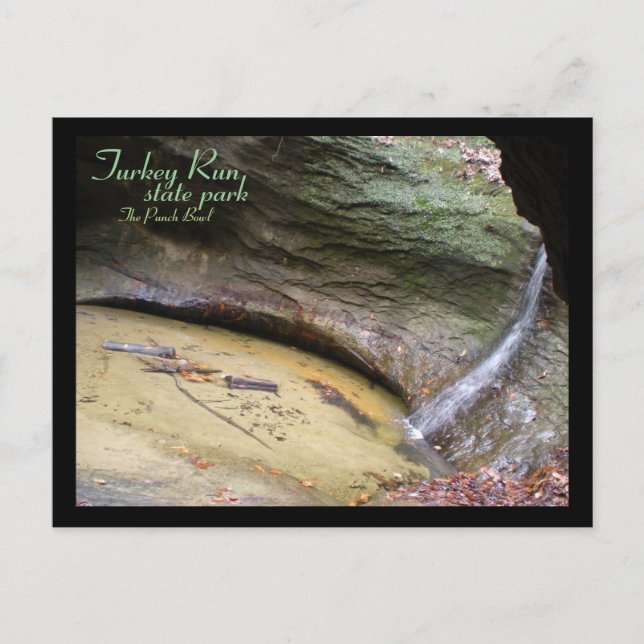 Carte Postale Turquie Run State Park, Punch Bowl (Devant)