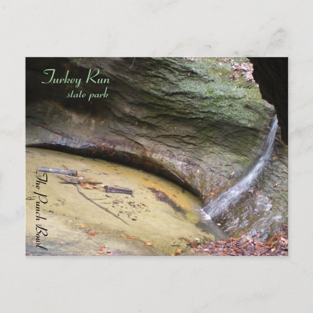 Carte Postale Turquie Run State Park, Punch Bowl (Devant)
