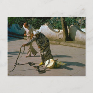 Carte Postale Turquie vintage - Istanbul Serpent charmer