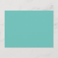 Carte postale turquoise | Conception de souvenir d