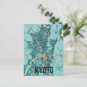 Carte postale Turquoise de Kyoto Japon