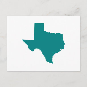 Carte Postale Turquoise pour le Texas