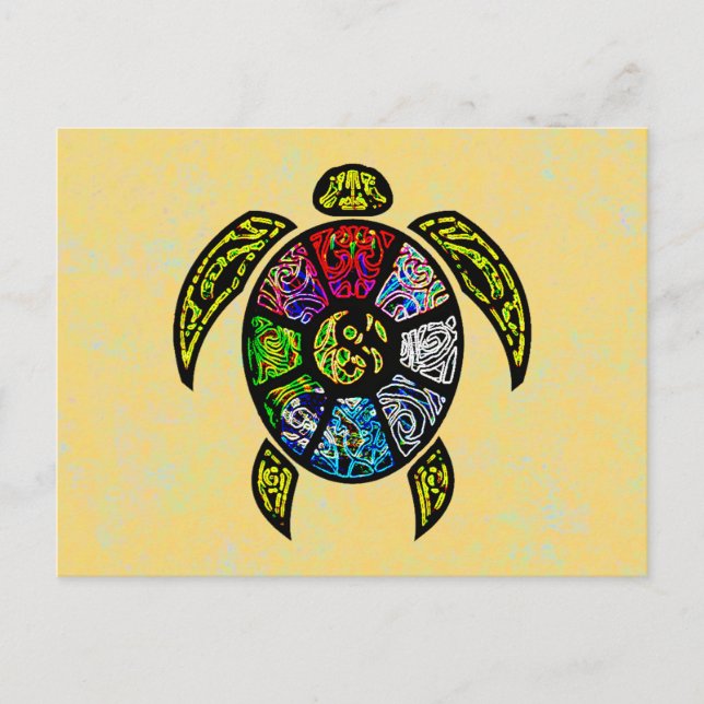 Carte Postale Turtle Ba-gua (Devant)