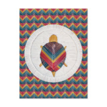 Carte postale Turtle Chevron