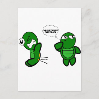 Carte Postale Turtle Fart