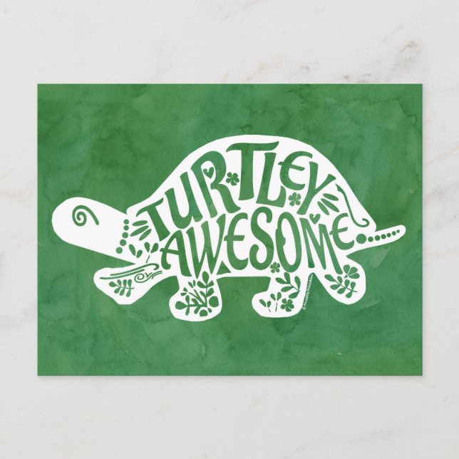 Carte postale Turtley (Devant)