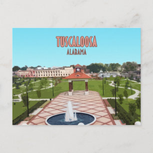 Carte Postale Tuscaloosa Alabama Centre-ville