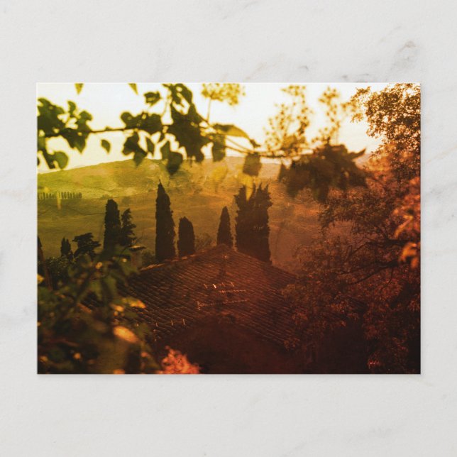 Carte Postale Tuscany sunset (Devant)