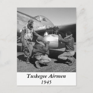 Carte Postale Tuskegee Airmen, 1945
