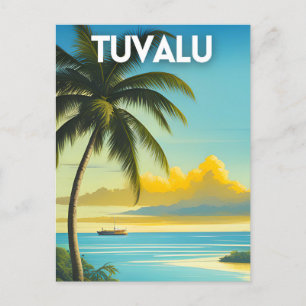 Carte Postale Tuvalu Travel