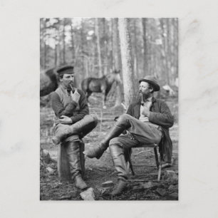 Carte Postale Tuyaux de guerre civile, 1864
