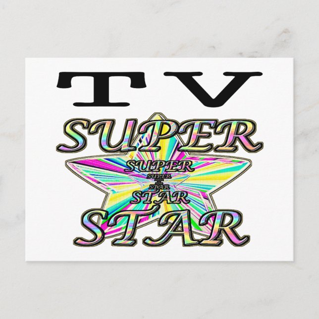 Carte Postale TV Superstar (Devant)