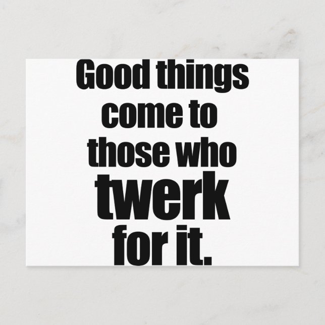 Carte Postale Twerk (Devant)