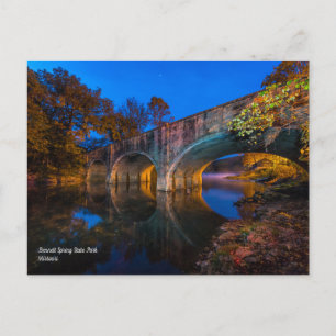 Carte postale Twilight Bennett Spring Bridge