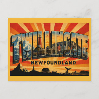 Carte Postale Twillingate Terre-Neuve Capitale des Icebergs