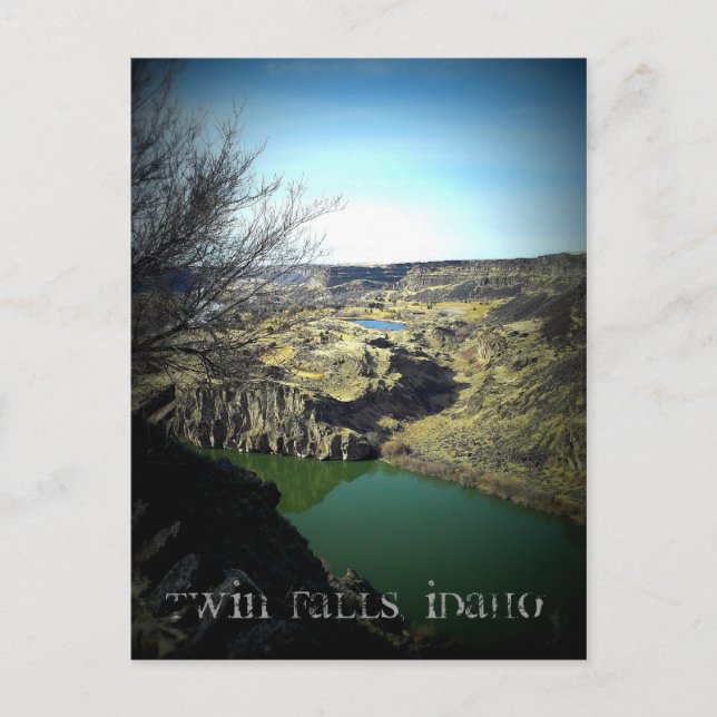 Carte Postale Twin Falls Idaho (Devant)