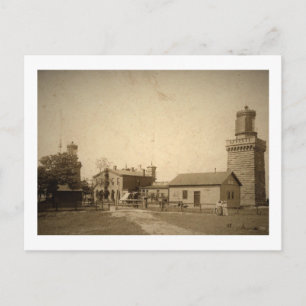 Carte Postale Twin Lights, Highlands, New Jersey Vintage
