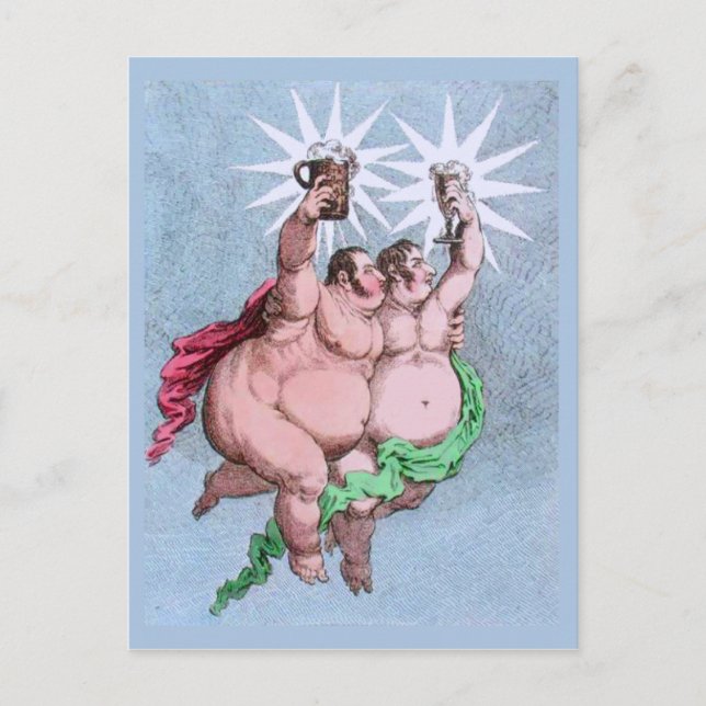 Carte Postale Twin Stars Castor et Pollux par Gillray (Devant)