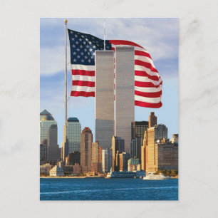 Carte Postale Twin Tower America