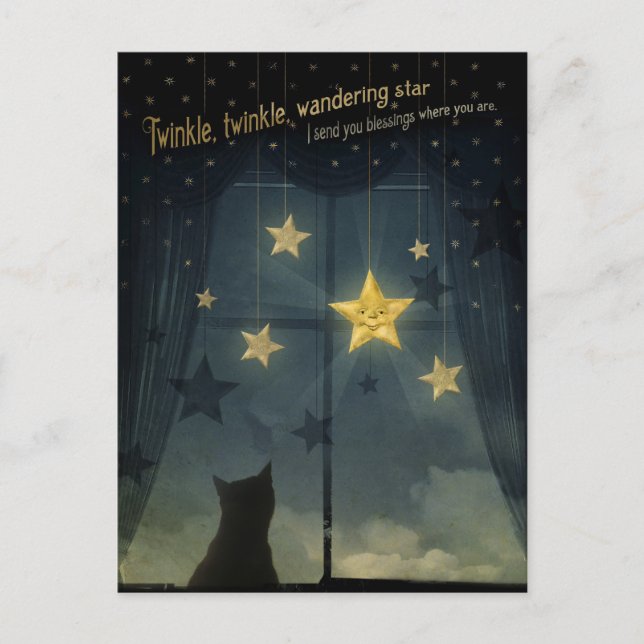 Carte Postale Twinkle, Twinkle, Wandering Star (Devant)