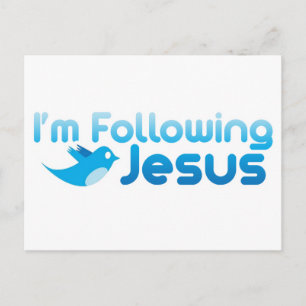 Carte Postale Twitter moi Je suis Jésus Christ